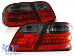 image-47-LED TAIL LIGHTS RED SMOKE fits MERCEDES W210 E-KLASA 95-03.02