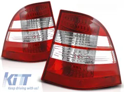 image-49-LED TAIL LIGHTS RED WHITE fits MERCEDES W163 ML M-KLASA 03.98-05