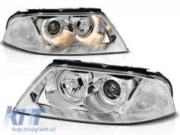 image-78-HEADLIGHTS ANGEL EYES CHROME fits VW PASSAT 3BG B5 FL 09.00-03.05