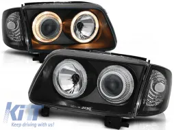 image-3-HEADLIGHTS ANGEL EYES BLACK fits VW POLO 6N2 10.99-10.01