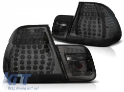 image-2-LED BAR TAIL LIGHTS SMOKE fits BMW E46 05.98-08.01