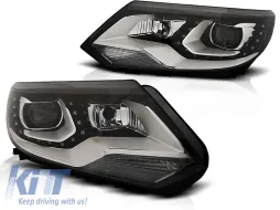 image-35-HEADLIGHTS TRUE DRL BLACK fits VW TIGUAN 2011 - 12.2015
