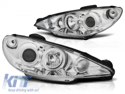 image-64-PEUGEOT 206 02- ANGEL EYES CHROME CCFL