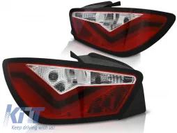 image-54-LED BAR TAIL LIGHTS RED WHIE fits SEAT IBIZA 6J 3D 06.08-12