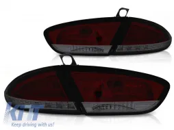 image-68-LED TAIL LIGHTS RED SMOKE fits SEAT LEON 03.09-12