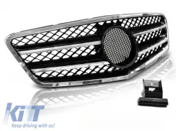 image-45-GRILLE SPORT BLACK CHROME fits MERCEDES W212 09-13