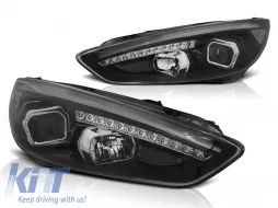 image-40-FORD FOCUS MK3 15-18 BLACK DRL LED