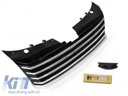 image-54-GRILLE CHROME BLACK fits VW PASSAT B7 10-14
