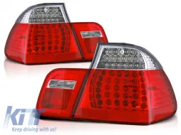 image-22-LED TAIL LIGHTS RED WHITE fits BMW E46 09.01-03.05 SEDAN