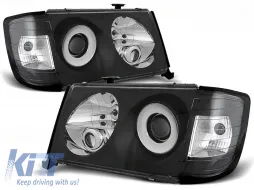 image-65-HEADLIGHTS BLACK fits MERCEDES W124 01.85-04.93