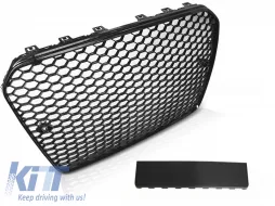 image-62-GRILLE SPORT GLOSSY BLACK fits AUDI A5 11-16