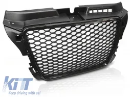 image-66-GRILLE SPORT GLOSSY BLACK fits AUDI A3 08-12