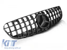 image-6-GRILLE SPORT GLOSSY BLACK fits MERCEDES GLC W253 15-18