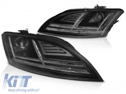 image-26-XENON HEADLIGHTS LED DRL BLACK SEQ fits AUDI TT 10-14 8J with AFS