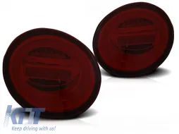 image-7-LED BAR TAIL LIGHTS RED SMOKE SEQ fits VW NEW BEETLE 10.98-05