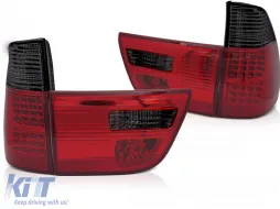 image-24-LED TAIL LIGHTS RED SMOKE fits BMW X5 E53 09.99-10.03