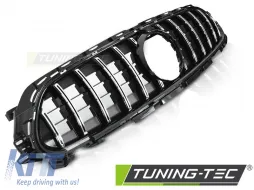 image-2-GRILLE SPORT CHROME BLACK fits MERCEDES W213 SPORT 20-23