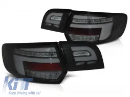 image-28-LED BAR TAIL LIGHTS BLACK SEQ fits AUDI A3 8P 5D 03-08