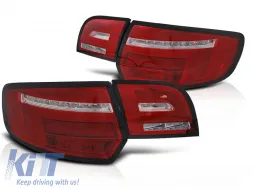 image-35-LED BAR TAIL LIGHTS RED WHIE SEQ fits AUDI A3 8P 5D 03-08