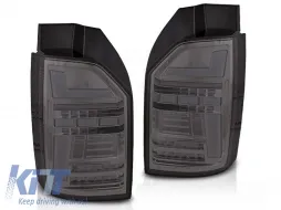 image-37-LED BAR TAIL LIGHTS SMOKE SEQ fits VW T6 15-19 OEM BULB