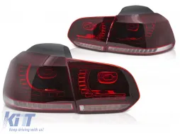 image-29-LED TAIL LIGHTS RED WHITE SEQ fits VW GOLF 6 08-13
