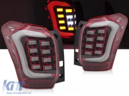 image-60-LED BAR TAIL LIGHTS RED WHITE fits SUBARU FORESTER IV 13-18