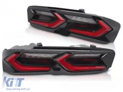 image-71-LED TAILIGHTS RED BLACK fits CHEVROLET CAMARO 19-23