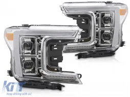 image-79-FULL LED HEADLIGHTS CHROME fits FORD F150 MK13 17-20