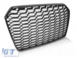 image-33-GRILLE SPORT GLOSSY BLACK fits AUDI A6 C7 14-18