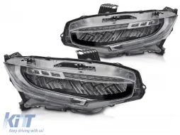 image-21-FULL LED HEADLIGHTS BLACK fits HONDA CIVIC X 16-21