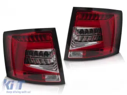 image-20-LED BAR TAIL LIGHTS RED WHITE fits SKODA OCTAVIA III 12-20 SW OEM BULB