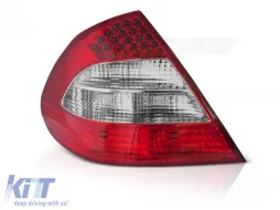 image-38-LED TAIL LIGHT RED WHITE LEFT SIDE TYC fits MERCEDES W211 06-09 4D