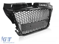 image-42-GRILLE SPORT GLOSSY BLACK PDC fits AUDI A3 8P 08-12