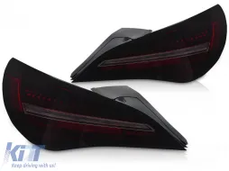 image-60-LED TAIL LIGHTS SEQ BLACK RED SMOKE fits MERCEDES CLA C117 13-16 / X117 14-16  OE BULB