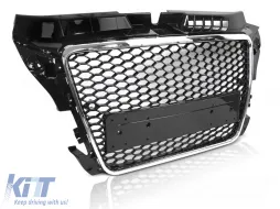 image-49-GRILLE SPORT BLACK CHROME PDC fits AUDI A3 8P 08-12