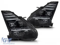 image-74-FULL LED HEADLIGHTS SEQ DRL fits NISSAN GT-R 08-23