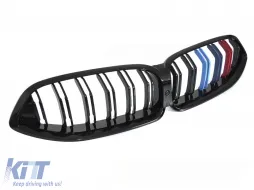 image-59-GRILLE SPORT GLOSSY BLACK TRI-COLOUR DOUBLE BAR fits BMW G14 / G15 18-22 