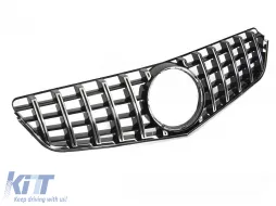 image-74-GRILLE SPORT CHROME BLACK fits MERCEDES C207 / A207 09-13