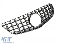 image-79-GRILLE SPORT CHROME BLACK fits MERCEDES C207 / A207 13-17