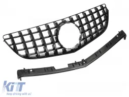 image-79-GRILLE SPORT GLOSSY BLACK fits MERCEDES C207 / A207 13-17