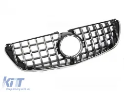 image-2-GRILLE SPORT CHROME BLACK fits MERCEDES V-CLASS W447 14-19