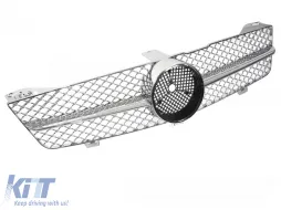 image-3-GRILLE SPORT CHROME fits MERCEDES CLS C219 08-10