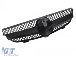 image-4-GRILLE SPORT GLOSSY BLACK fits MERCEDES CLK W209 03-10