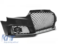 image-42-FRONT BUMPER SPORT GLOSSY BLACK fits AUDI A3 12-16