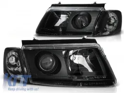 image-41-HEADLIGHTS BLACK fits VW PASSAT B5 3B 11.96-08.00