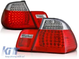 image-23-LED TAIL LIGHTS RED WHITE fits BMW E46 05.98-08.01 SEDAN
