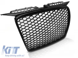 image-49-GRILLE SPORT GLOSSY BLACK fits AUDI A3 05-08