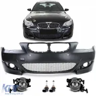 image-31-Front sport bumper with fog lights with ABE for 5 Series BMW E60 E61 03-07