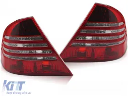 image-70-LED TAIL LIGHTS RED LIGHT SMOKE fits MERCEDES W220 S-KLASA 09.98-05.05