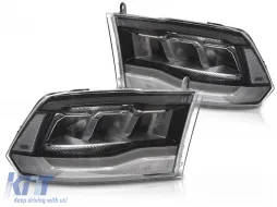 image-42-LED HEADLIGHTS DRL fits DODGE RAM 09-18